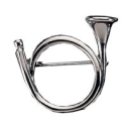 HUNTING HORN STOCK TIE PIN - $10.95